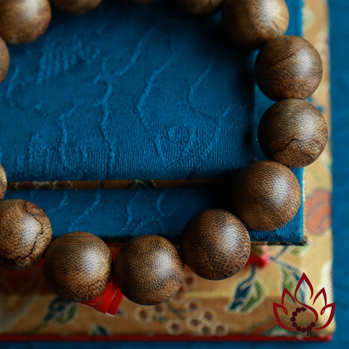 Vòng Trầm Hương Hạt Tròn | 14 Ly | Trầm Tốc Banh Tự Nhiên